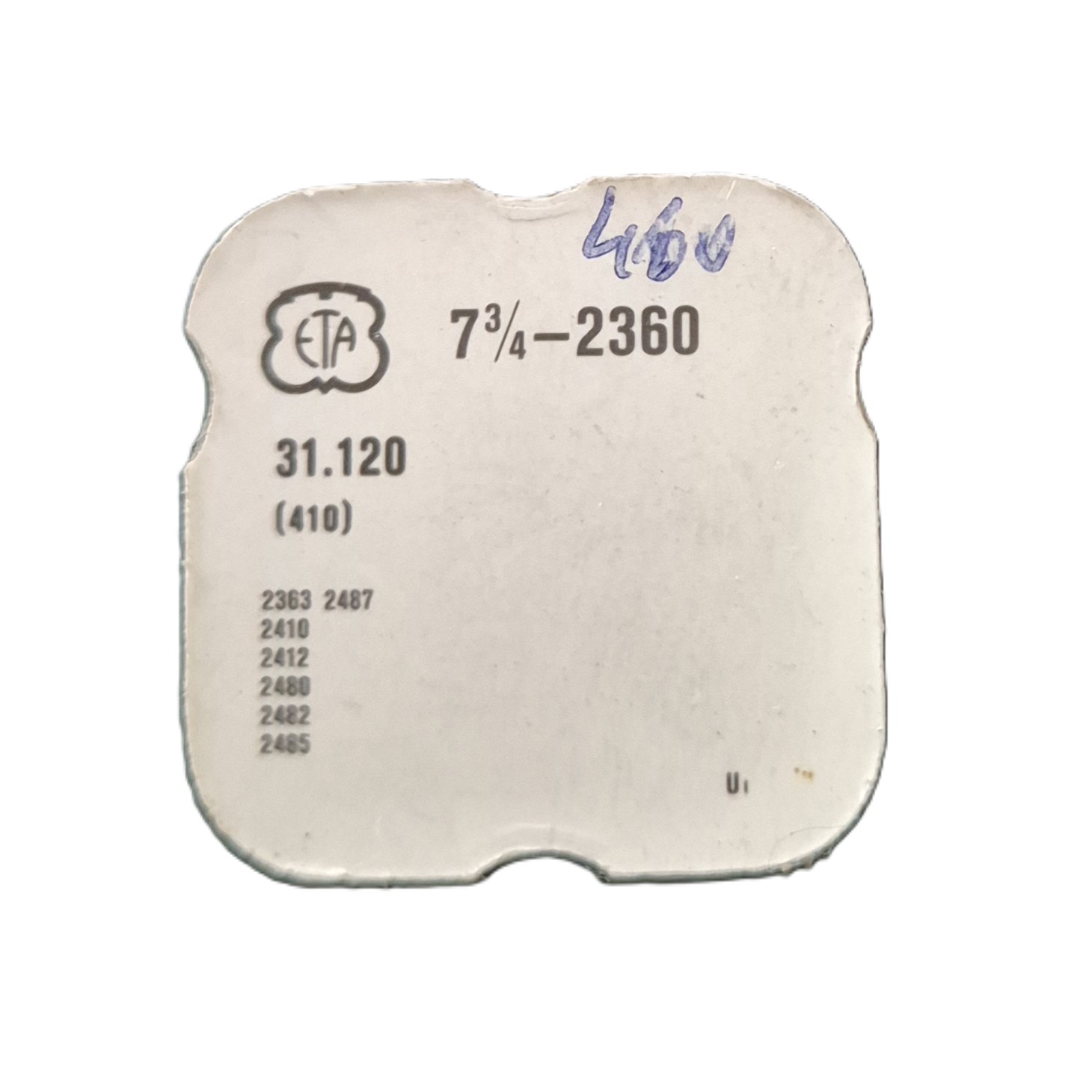 pignon de remontoir pour montre ETA 2360