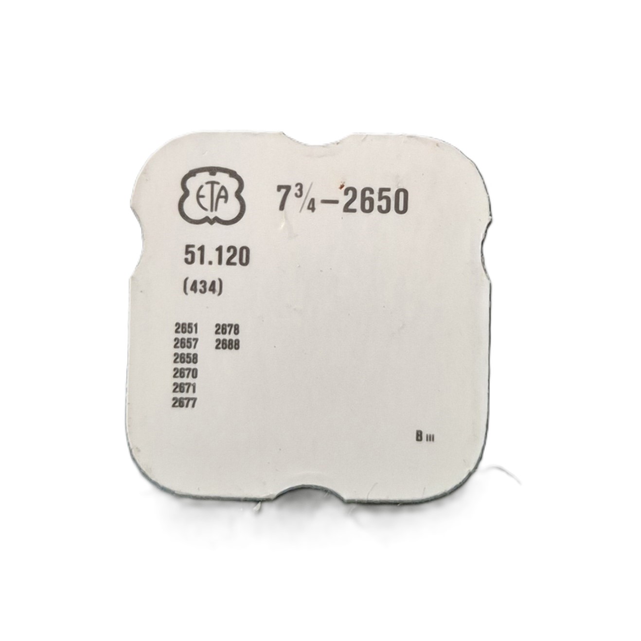 ressort de cliquet pour montre ETA 2650