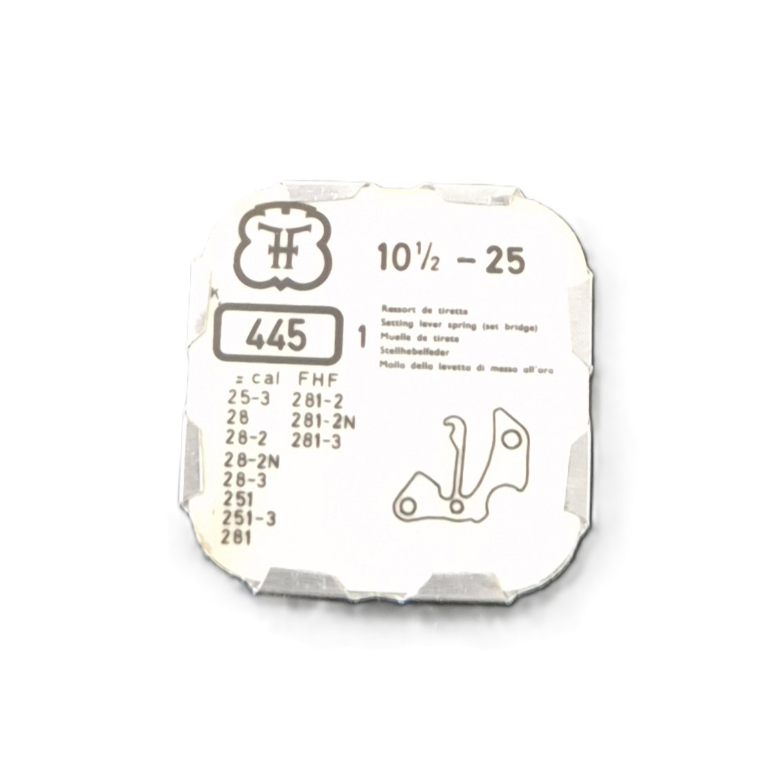 ressort de tirette pour montre FHF watch horlogerie