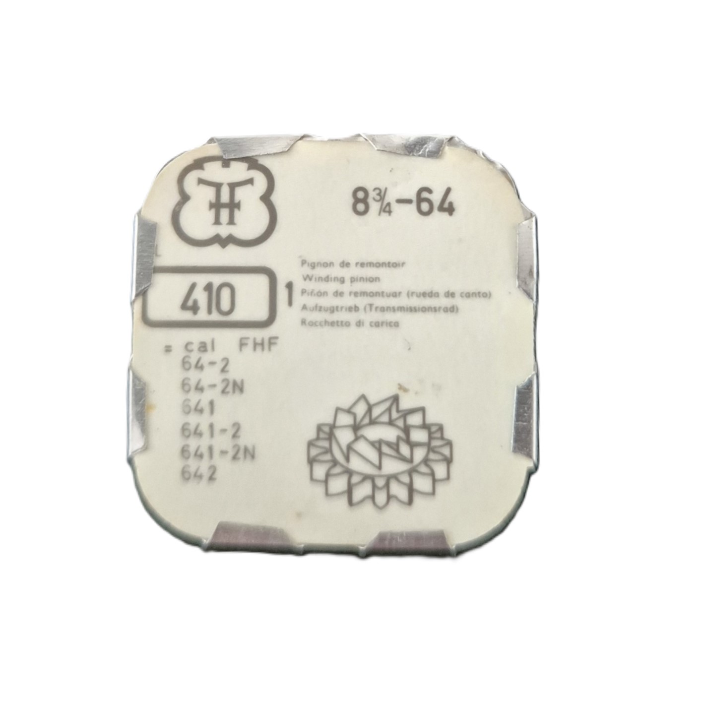 pignon de remontoir pour montre FHF 64 watch horlogerie