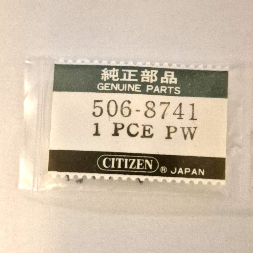 couronne chromée pour montre CITIZEN 506-8741