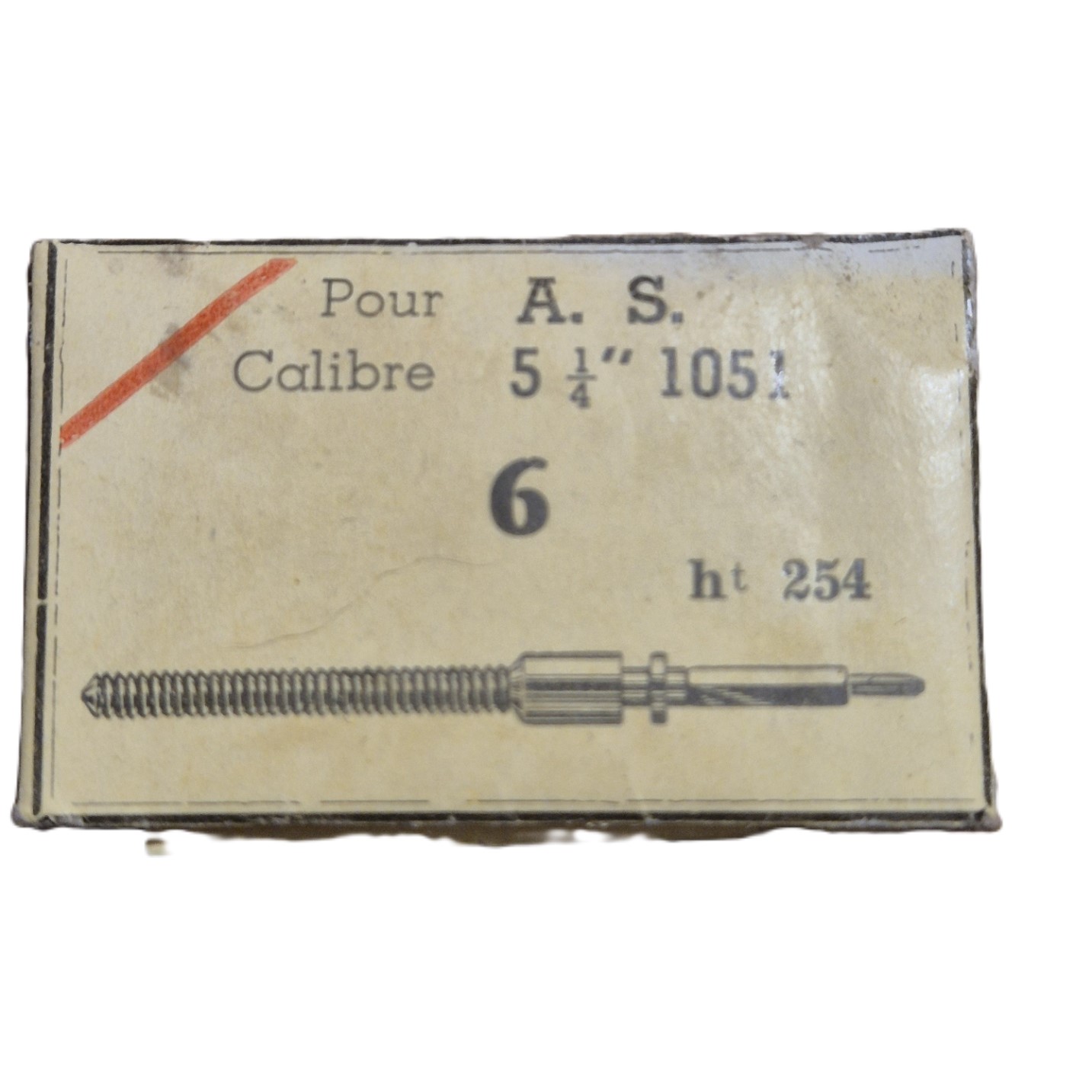 tige de remontoir pour mouvement AS 1051 part 401