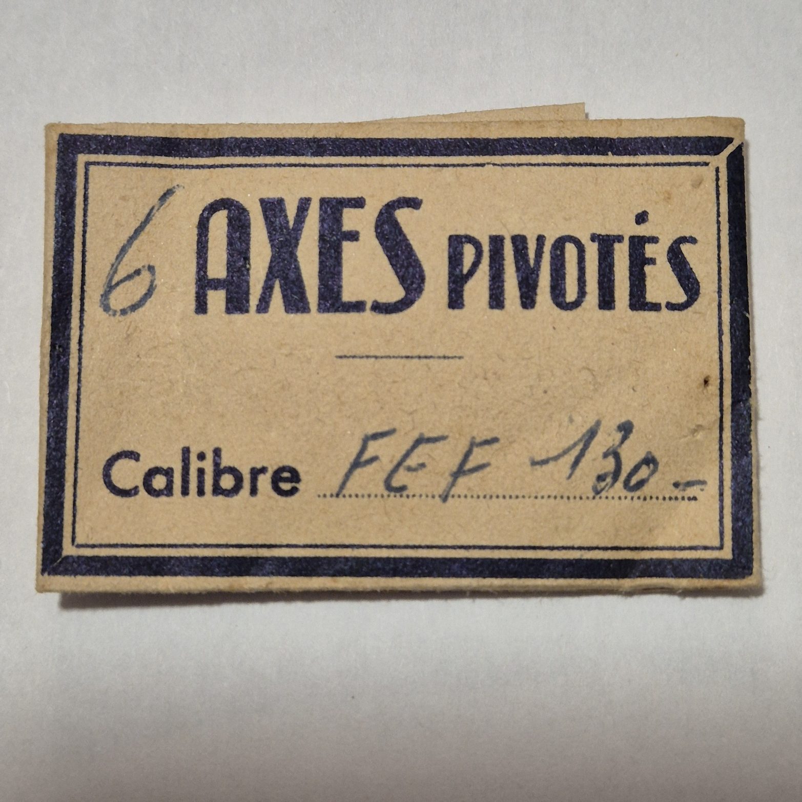 axe de balancier pour montre FEF 130 part 723